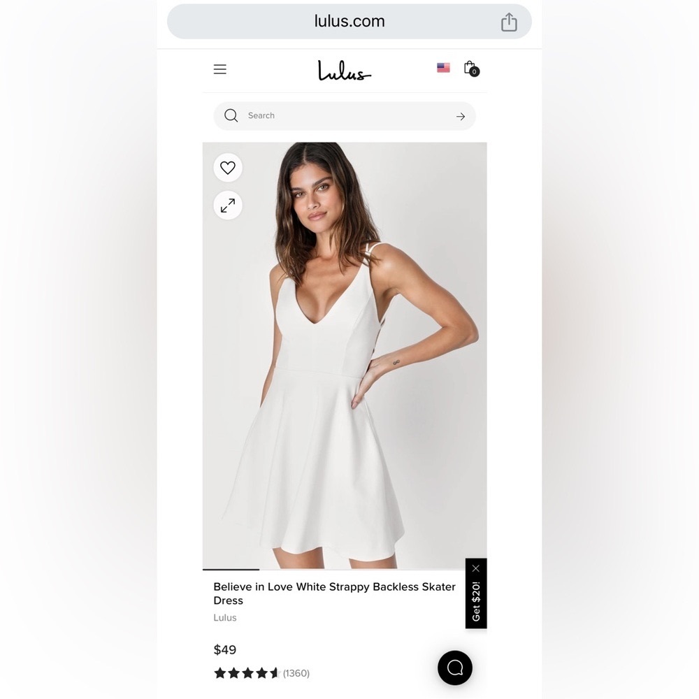 NWT Lulus Skater Dress